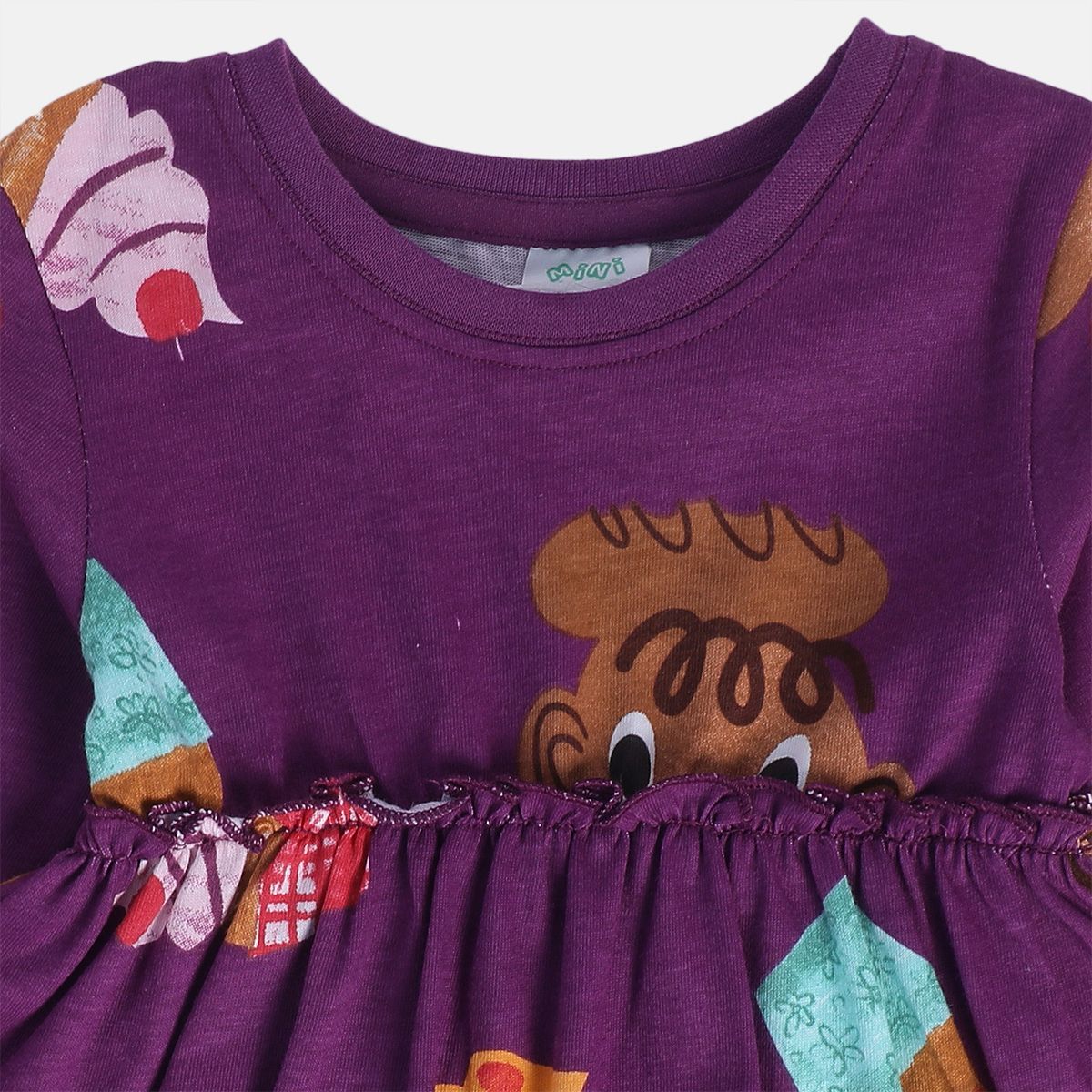 Girls Purple Pack Of 2 Dress