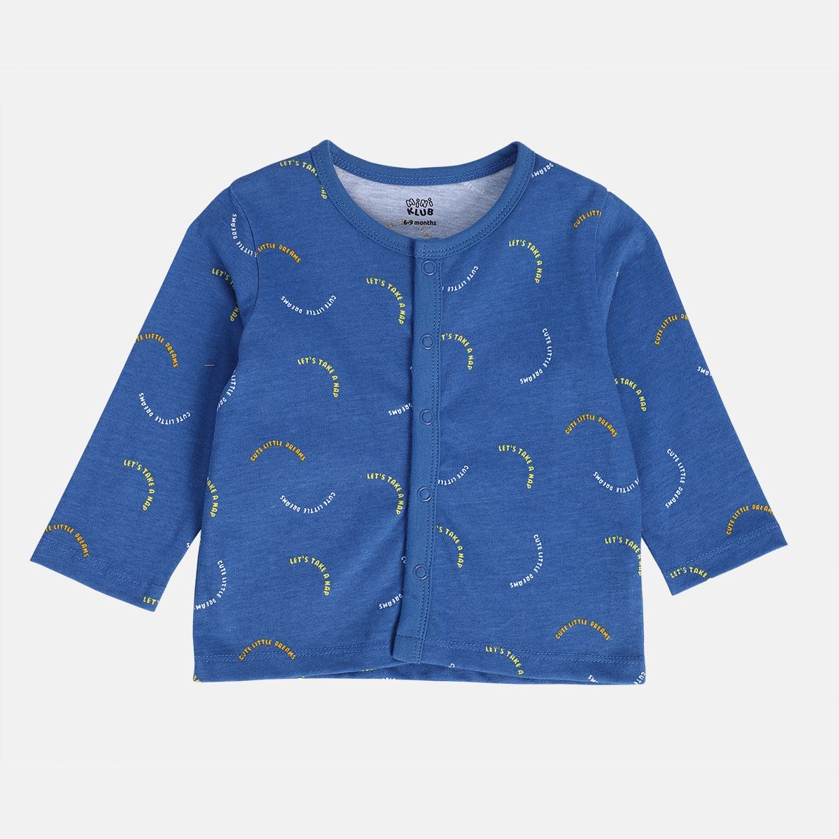Boys Blue Front Open Vest