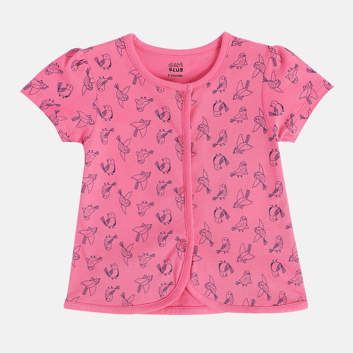 Girls Multicolor Pack Of 3 Front Open Vest