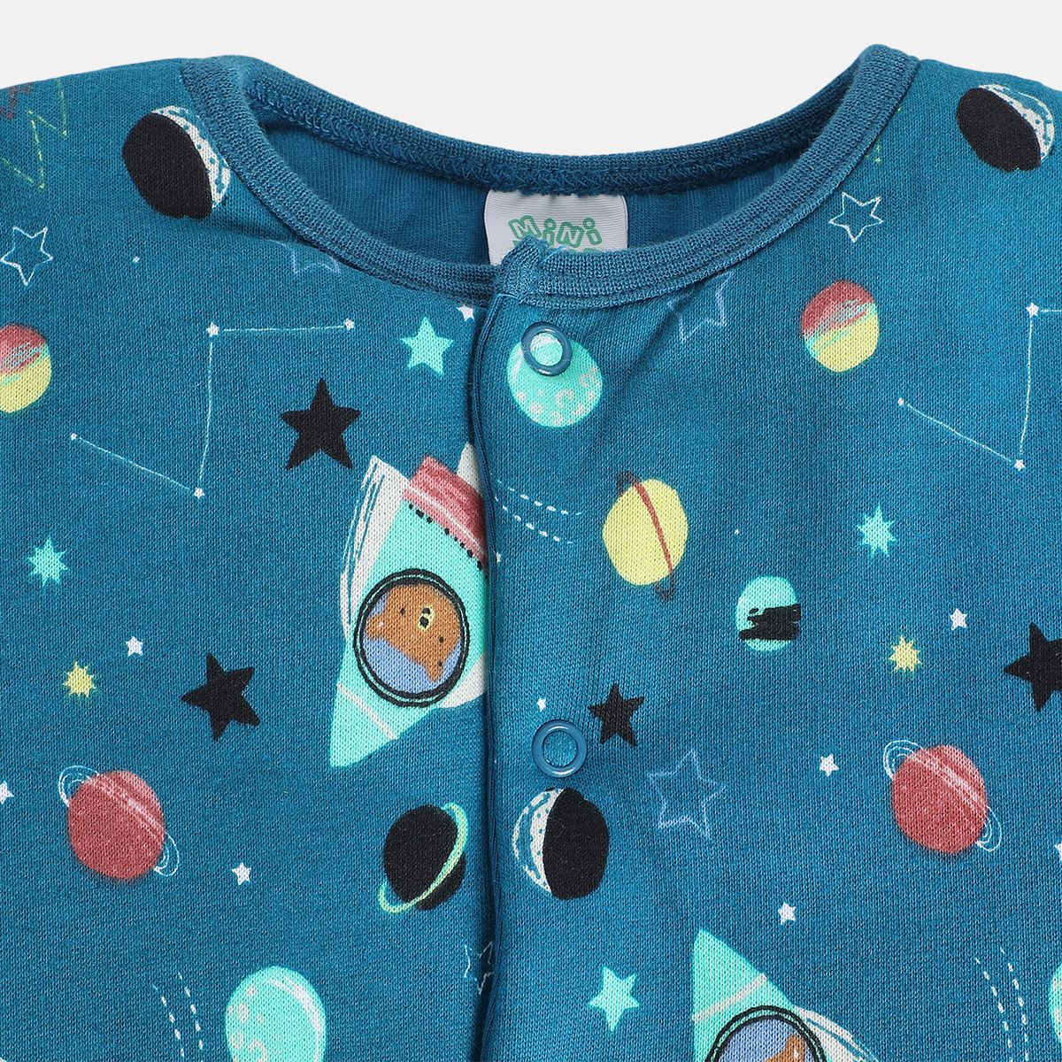 Boys Blue Pack Of 1 Romper