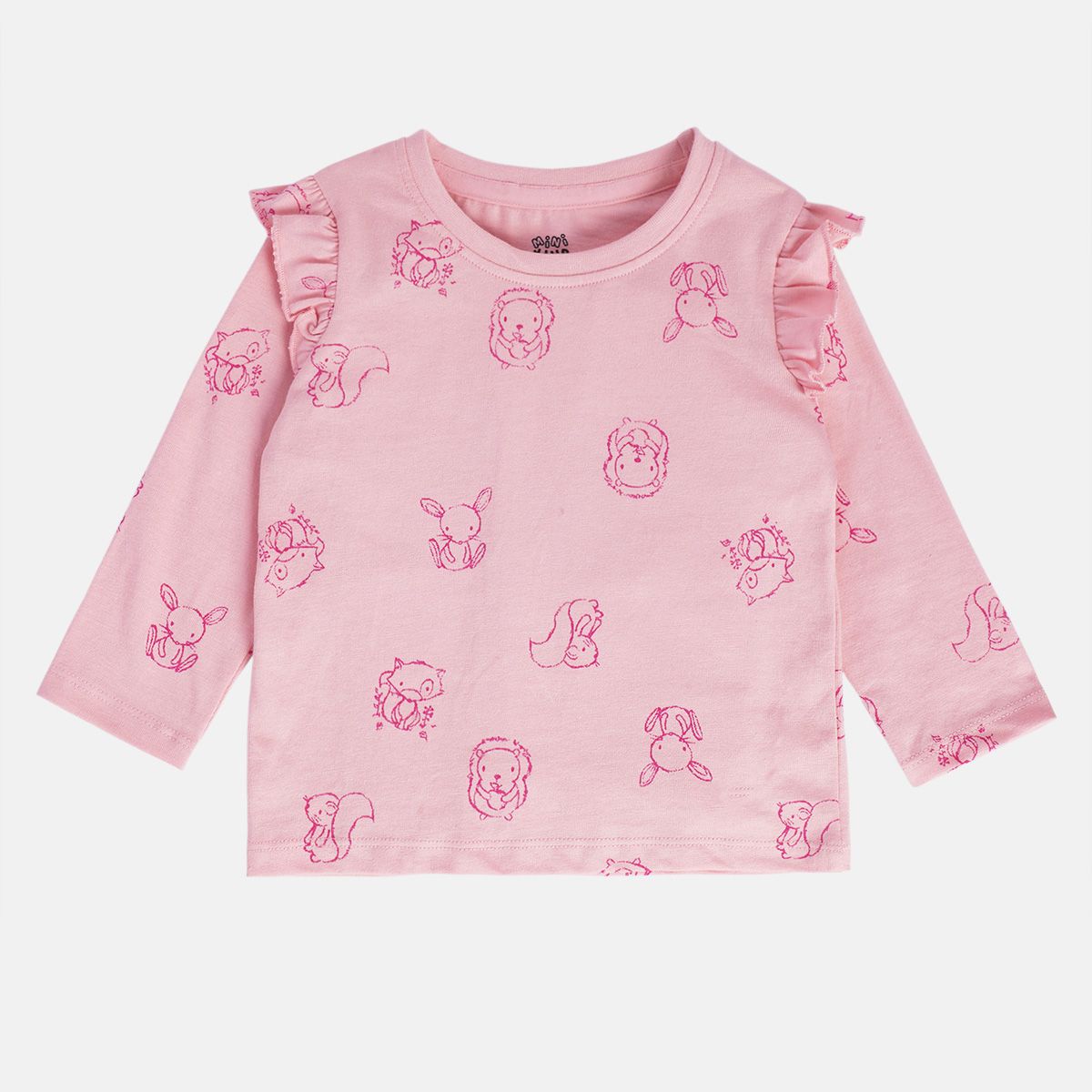 Girls Pink Pack Of 2 Top And Bottom