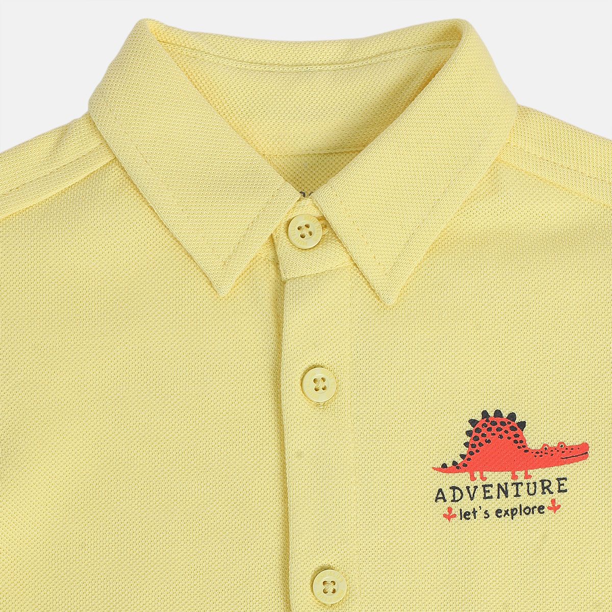 Boys Yellow Pack Of 1 Shirt