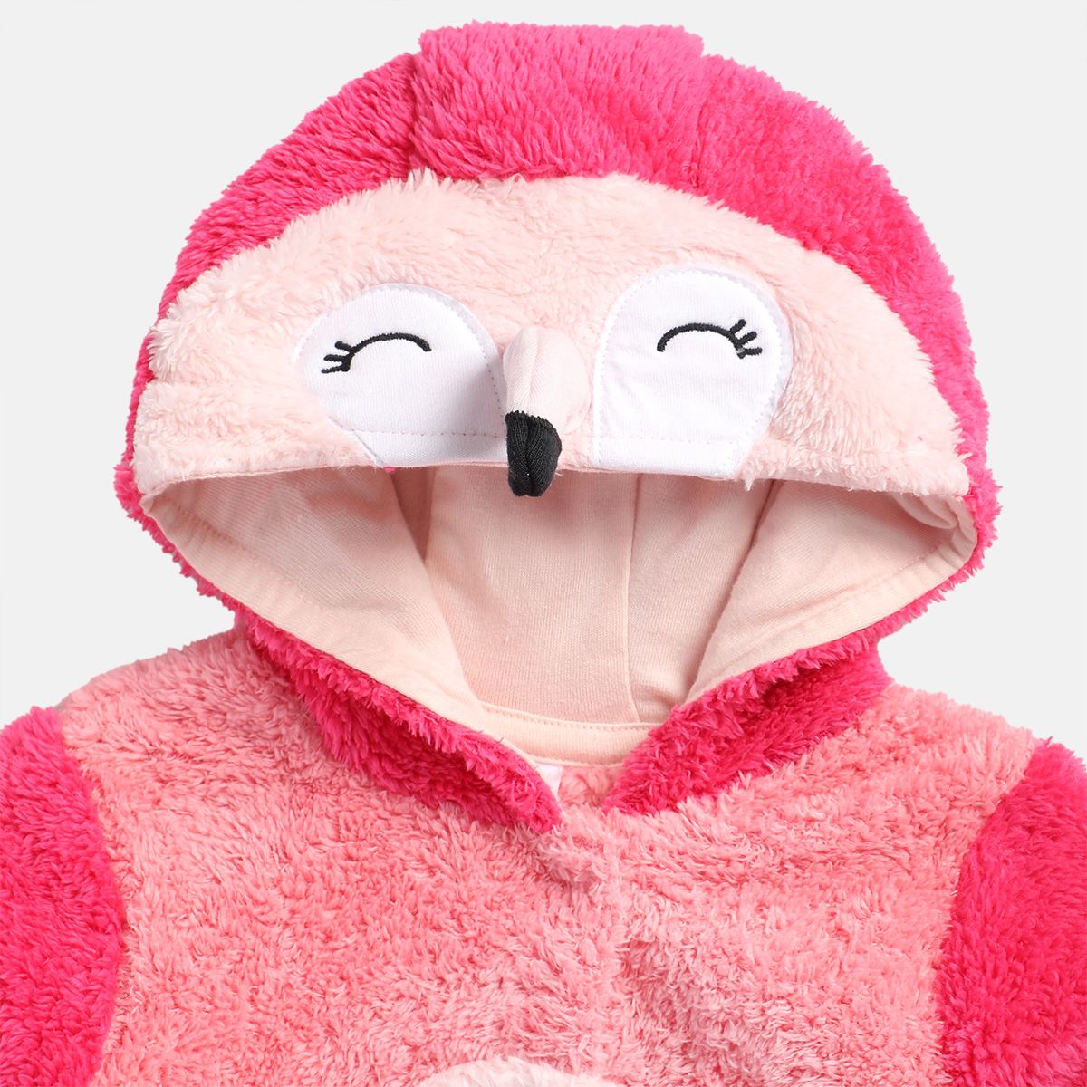 Girls Pink Pack Of 1 Sleep Suit