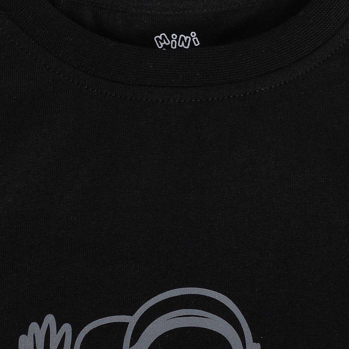 Boys Black Pack Of 1 T-Shirt