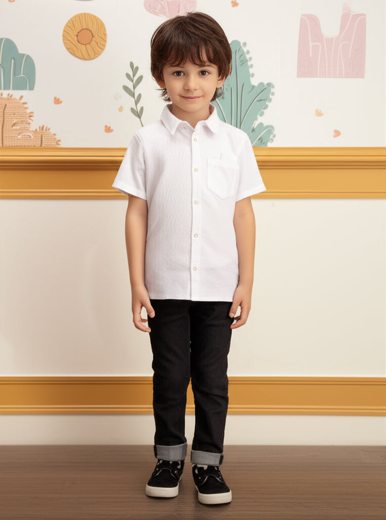 Boys White Shirt