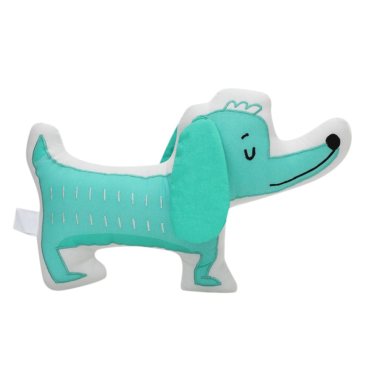 Unisex Puppy Shape Soft Toy, Green