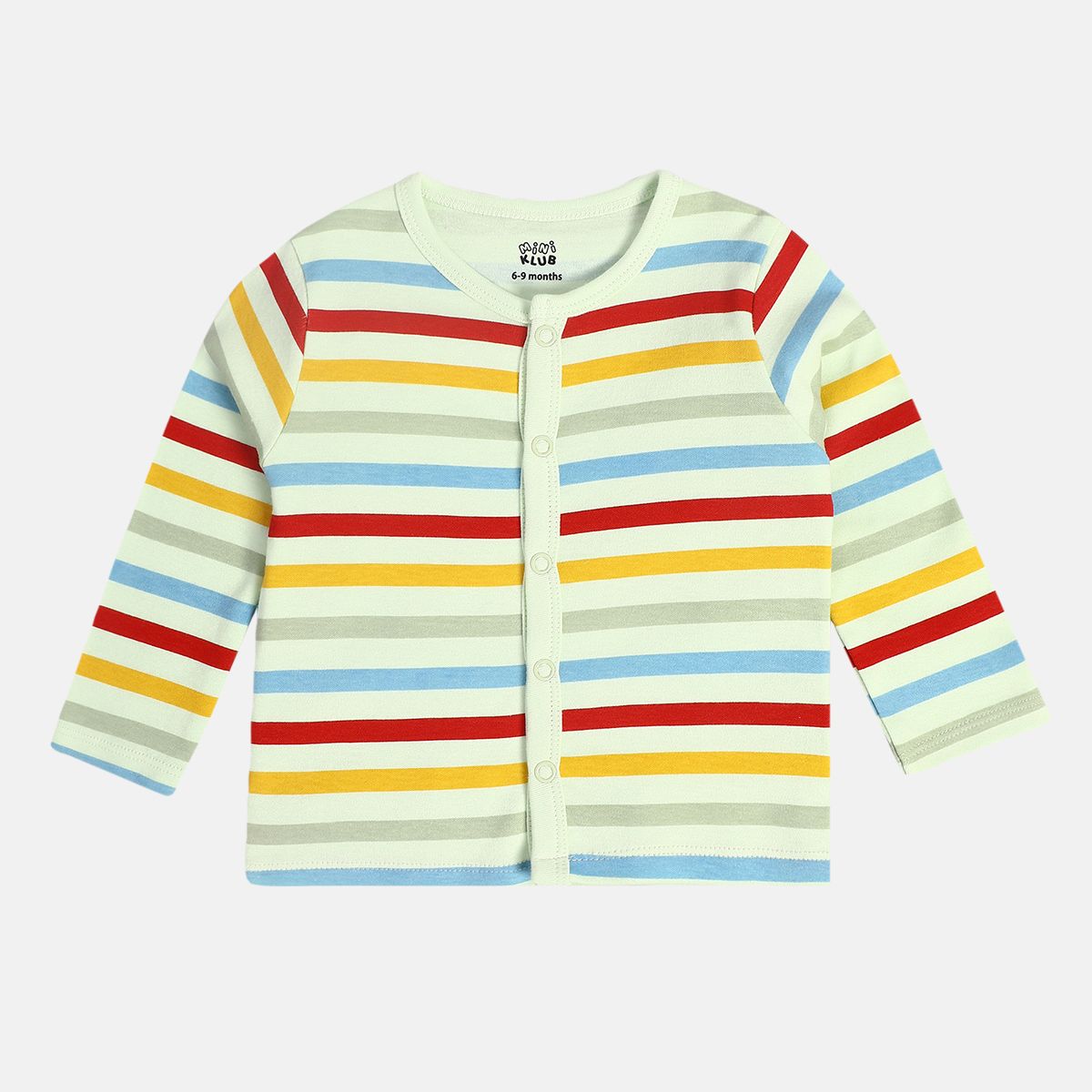 Boys Multi Round Neck Full Sleeves Front Open Vest