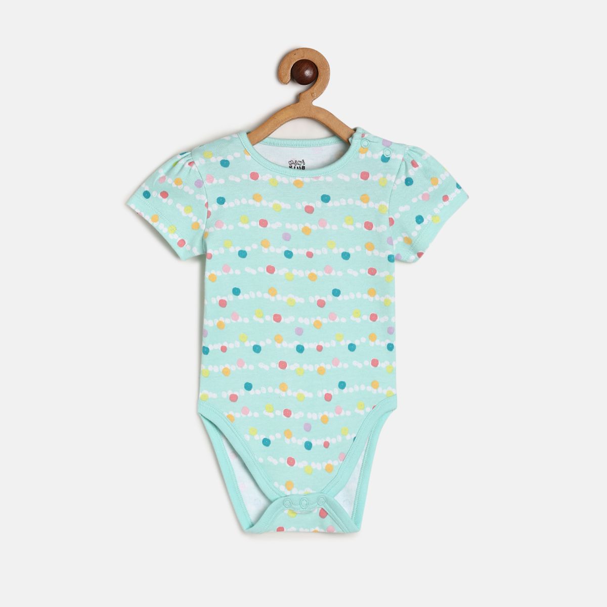 Girls Multicolor Pack Of 3 Body Suit