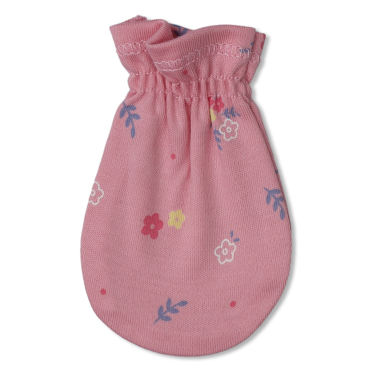 Baby Girls Bird And Floral Motif Mittens Pack Of 2, Pink And Lavender