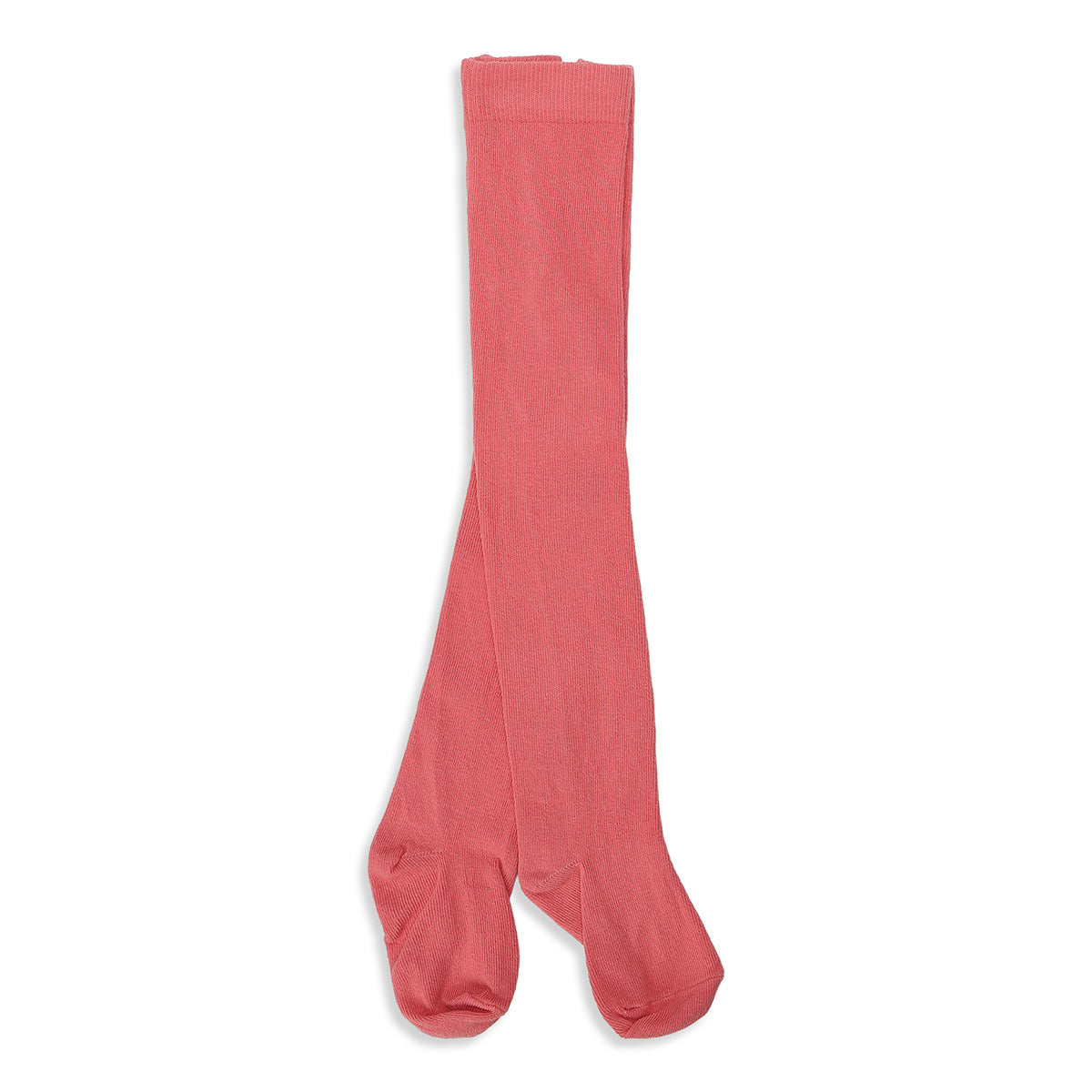 Baby Girls Coral And Mint Cotton Stockings