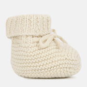 Unisex White   Booties