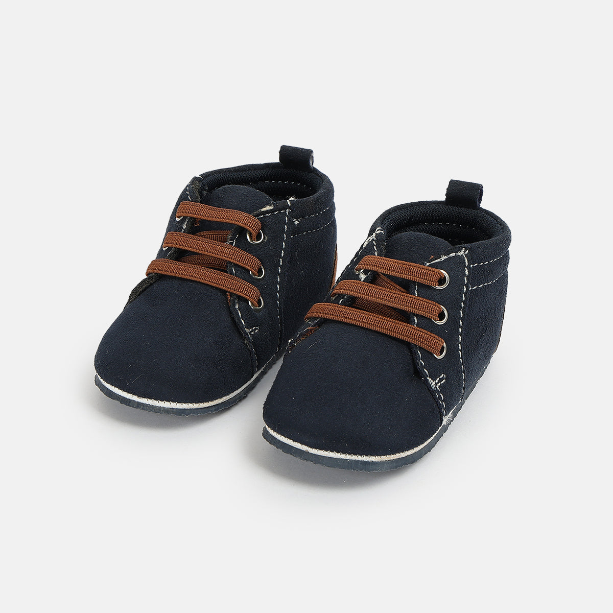 Boys Blue Pair Of Soft Sole Boots
