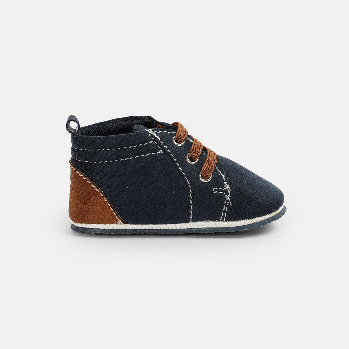 Boys Blue Pair Of Soft Sole Boots