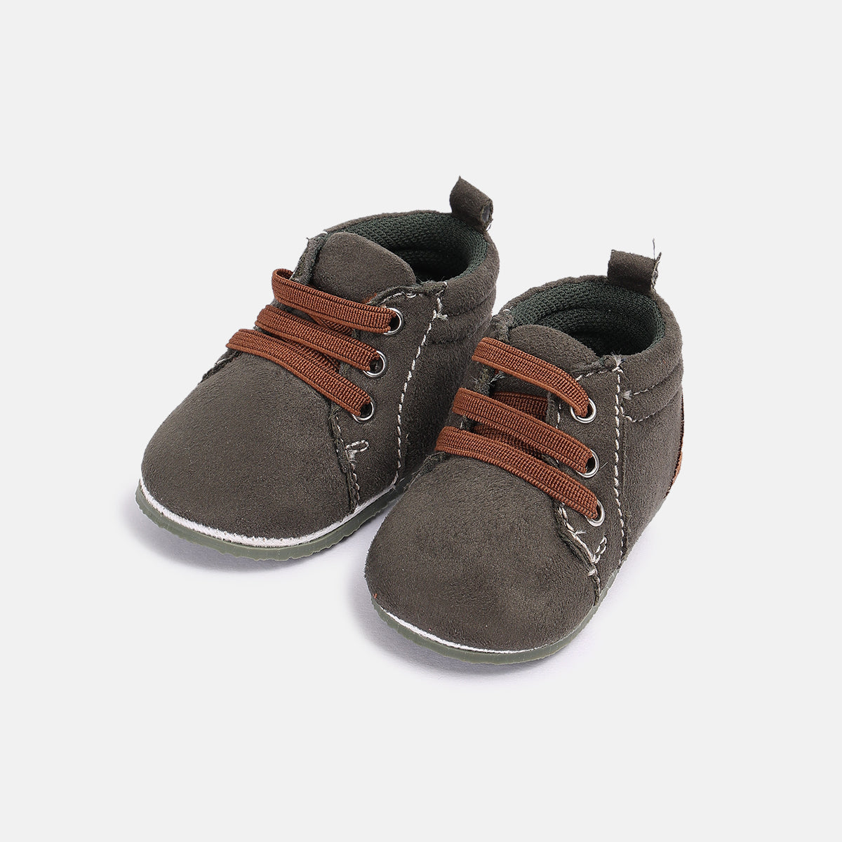 Boys Olive Boots
