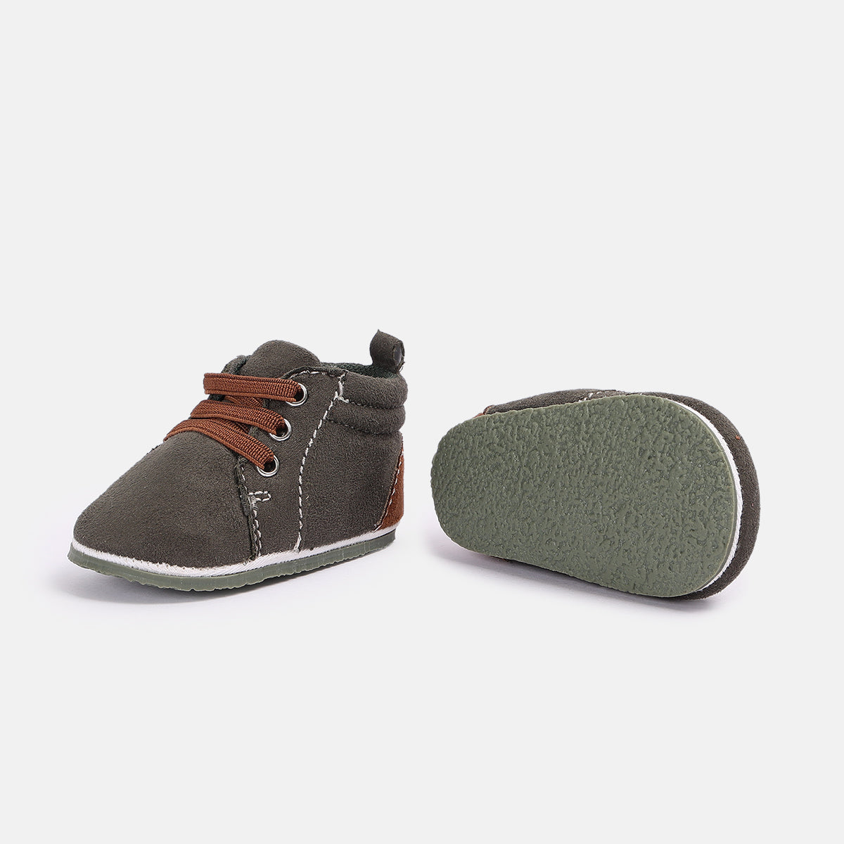 Boys Olive Boots