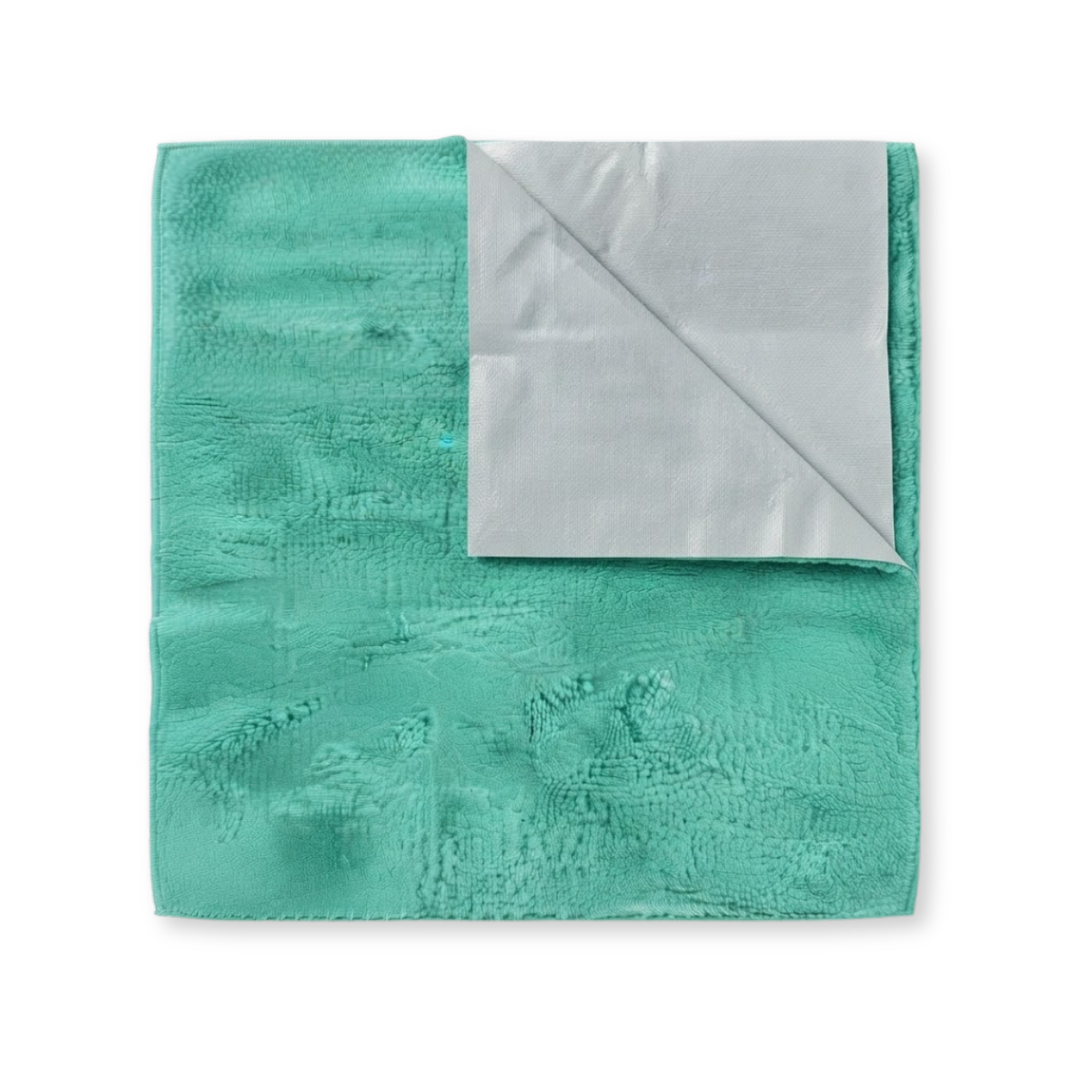 Baby Aqua Green Cotton Waterproof Bed Protector Sheet Soft and Reusable