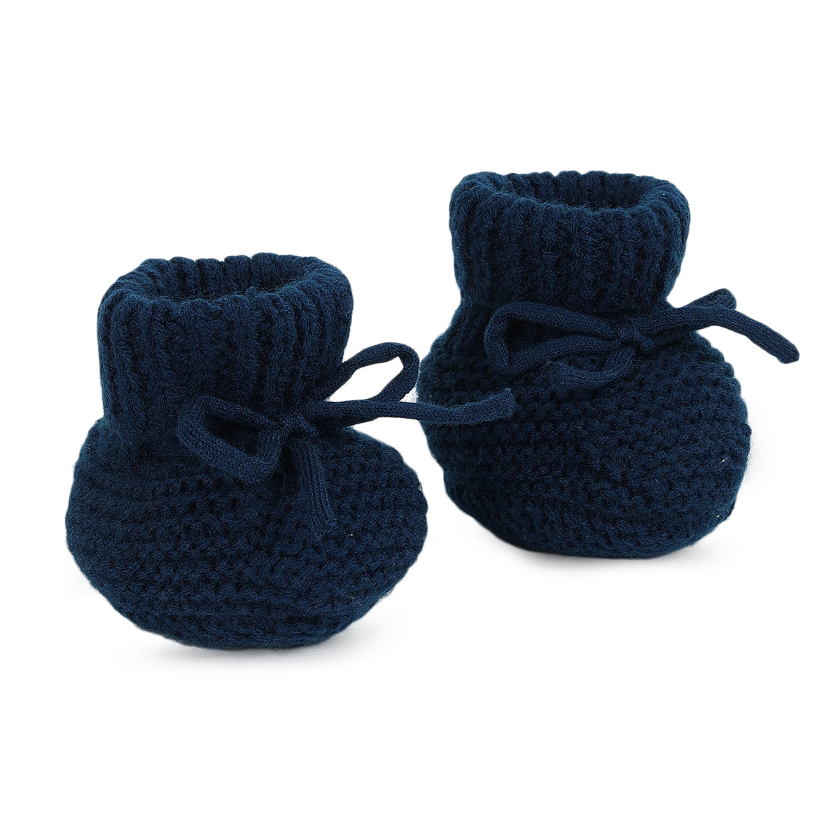 Baby Boy Booties, Navy Blue