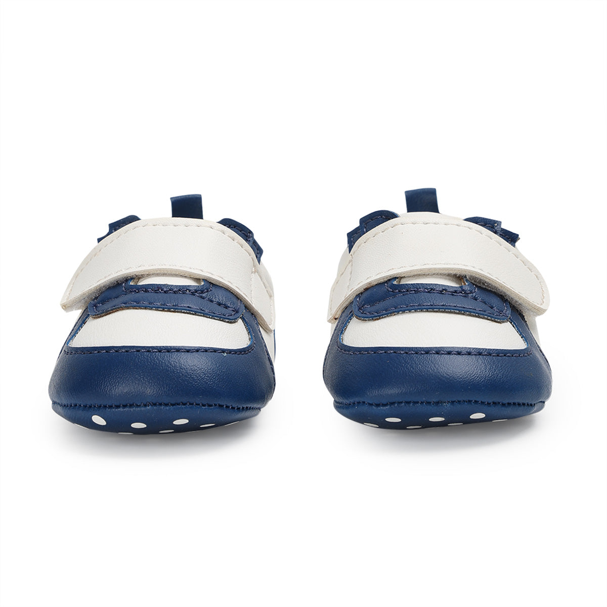 Baby Boys Colourblock Soft Sole Shoes, Blue and White