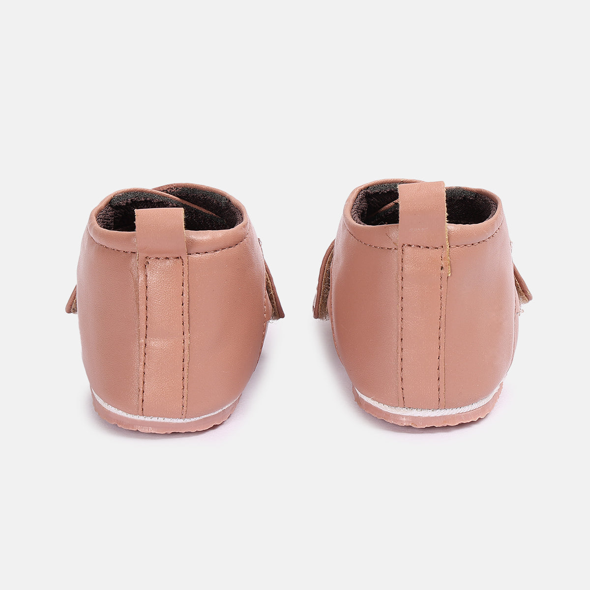 Baby Girls Soft Sole Shoes with Strap Closure, Pink