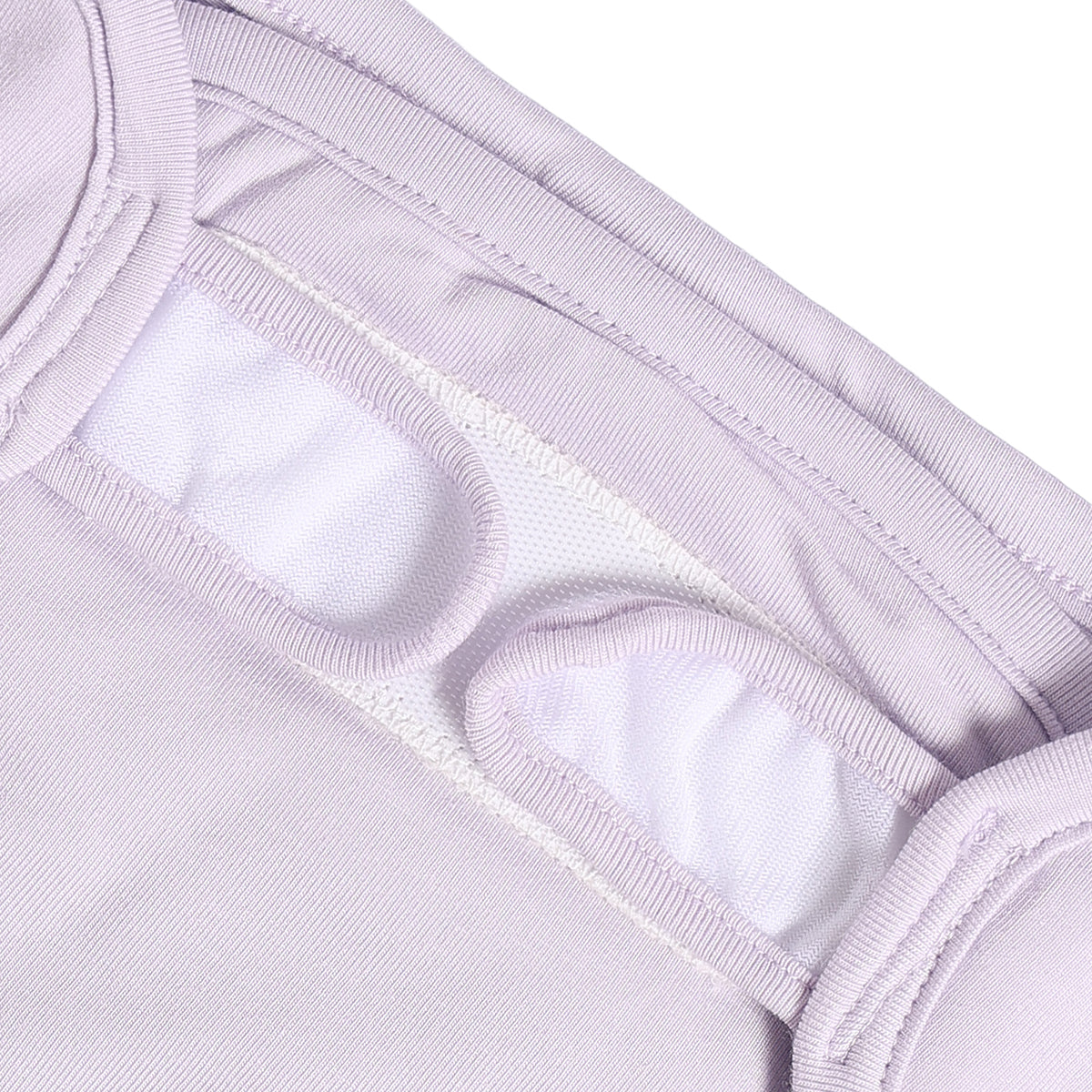 Baby Girls White and Lavender Printed Hook-and-Loop Nappy Pack of 3 Regular Fit Daily Wear Innerwear
