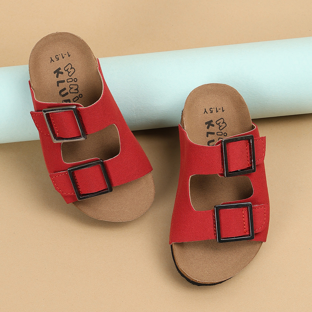 Girls Sandals Hs Maroon