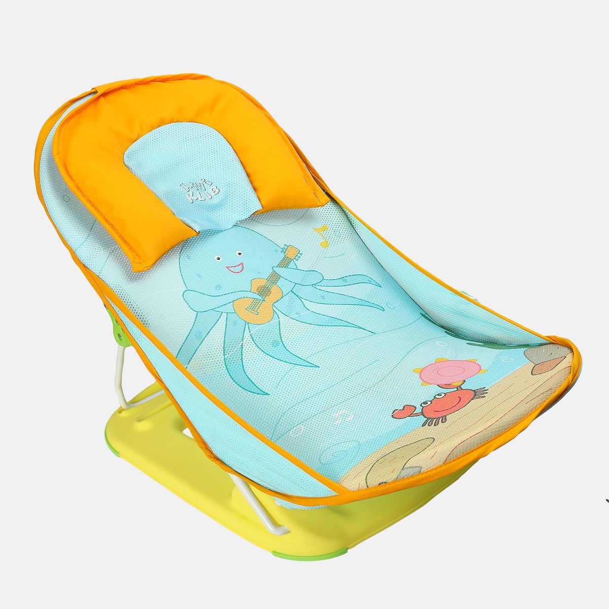 Yellow Printed Baby Bather