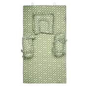 Baby Bedding Set With Pillow, Bolsters And Mattress, Green