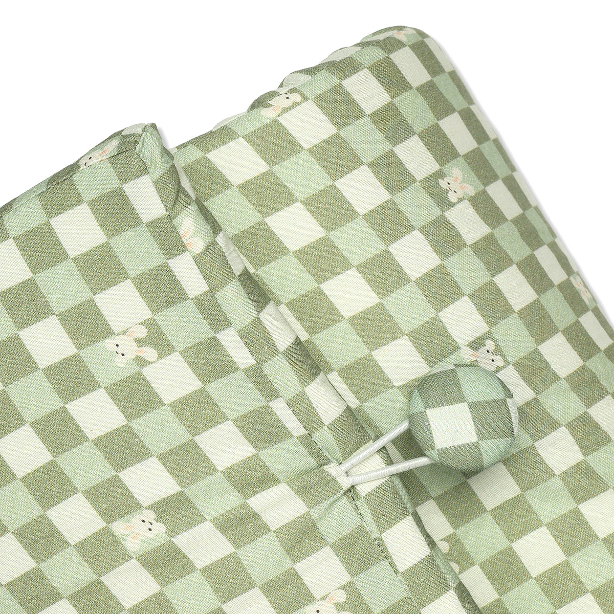 Baby Bedding Set With Pillow, Bolsters And Mattress, Green