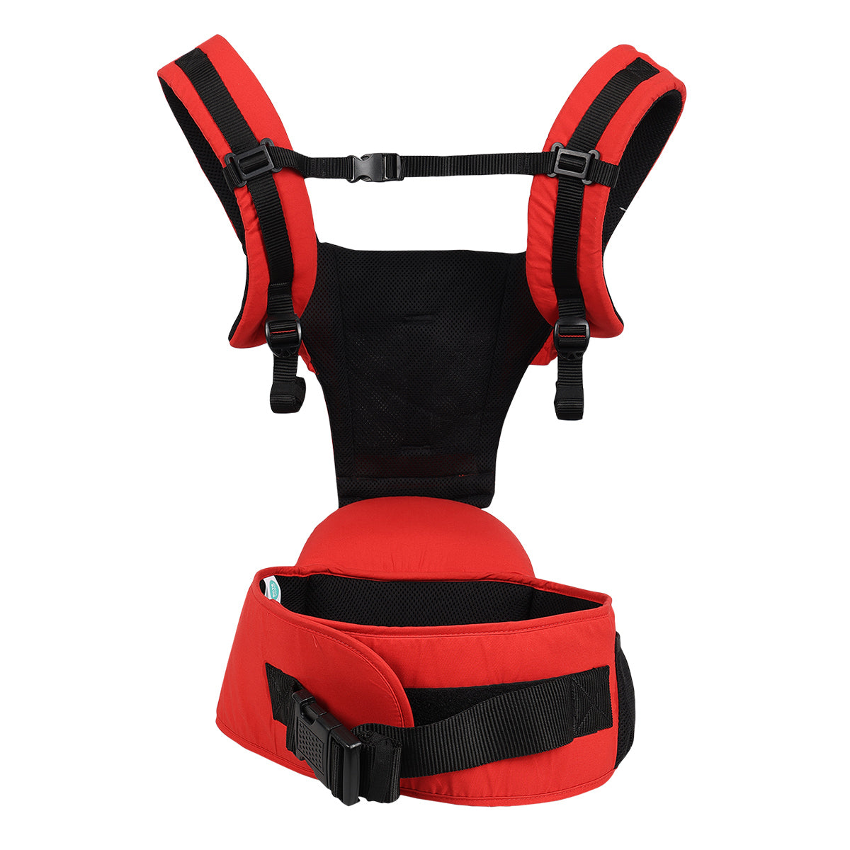 Baby Hip Seat Carrier with Safety Straps, Red