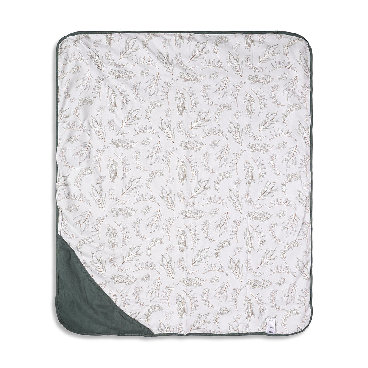 Baby Unisex Beige and Dark Grey Printed Receiving Blanket Pack of 2 Regular Fit Baby Essentials