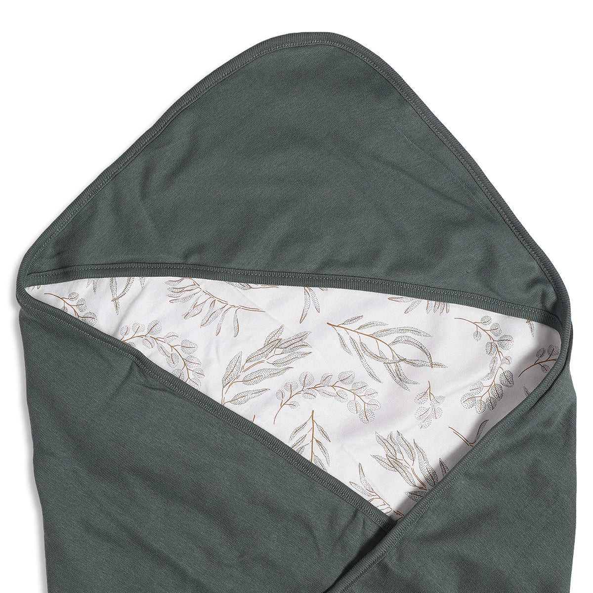 Baby Unisex Beige and Dark Grey Printed Receiving Blanket Pack of 2 Regular Fit Baby Essentials