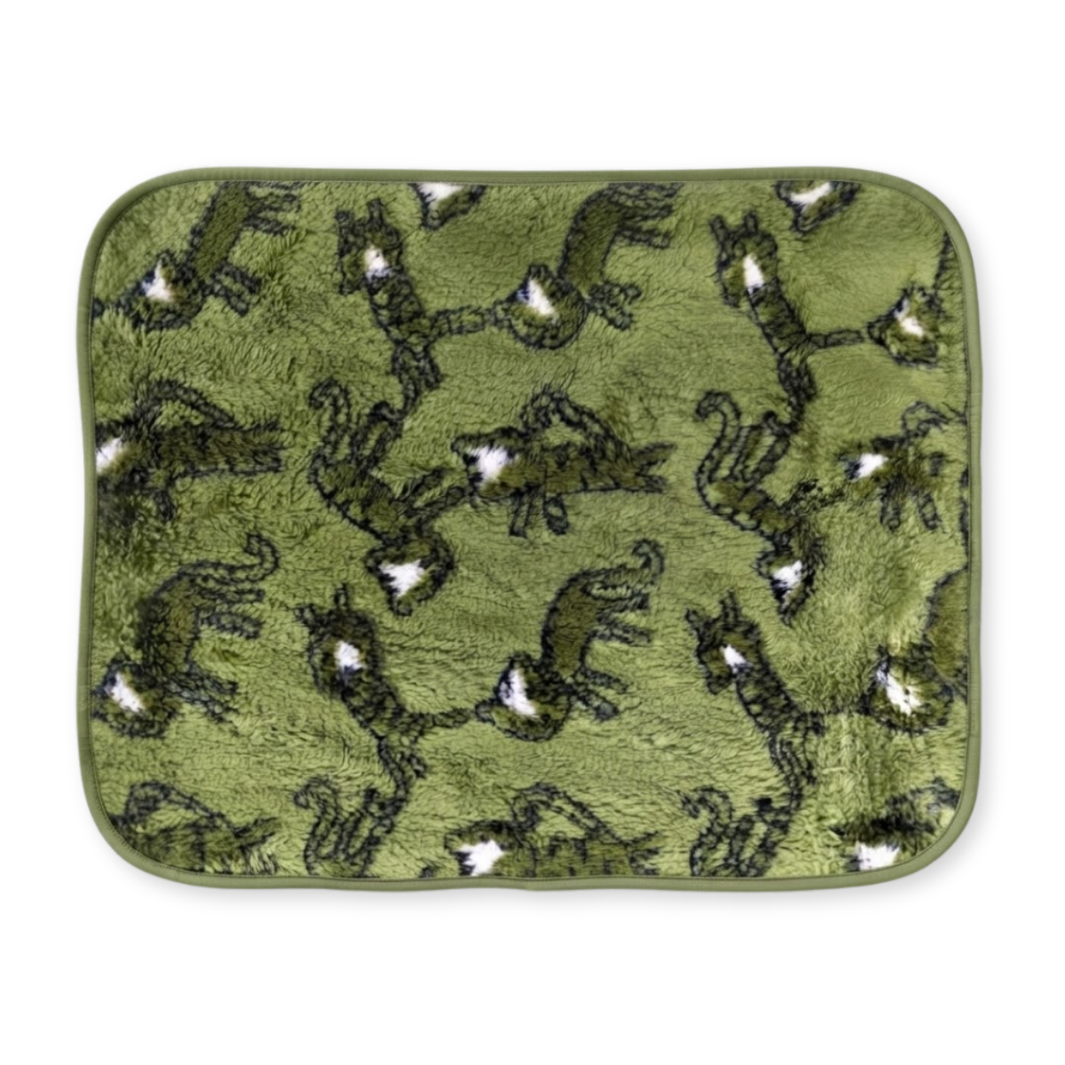 Baby Green Dinosaur Print Cotton Waterproof Bed Protector Sheet Soft and Reusable