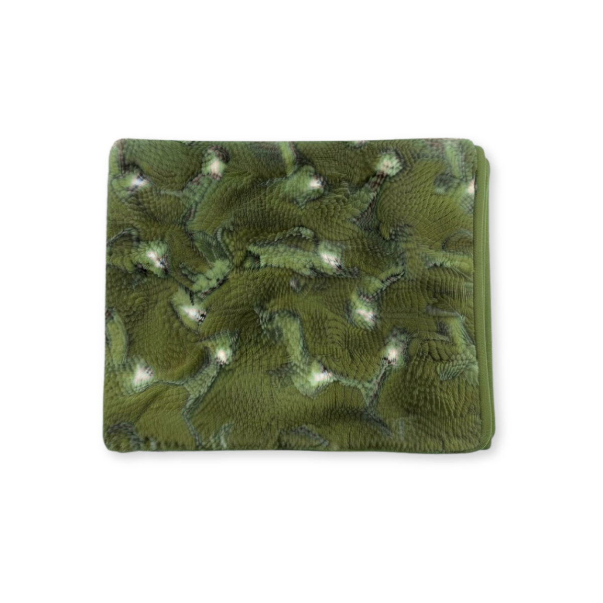 Baby Olive Green Dinosaur Print Cotton Waterproof Bed Protector Sheet Soft and Reusable