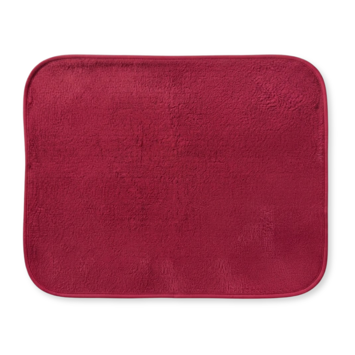 Baby Dark Red Cotton Waterproof Bed Protector Sheet Soft and Reusable