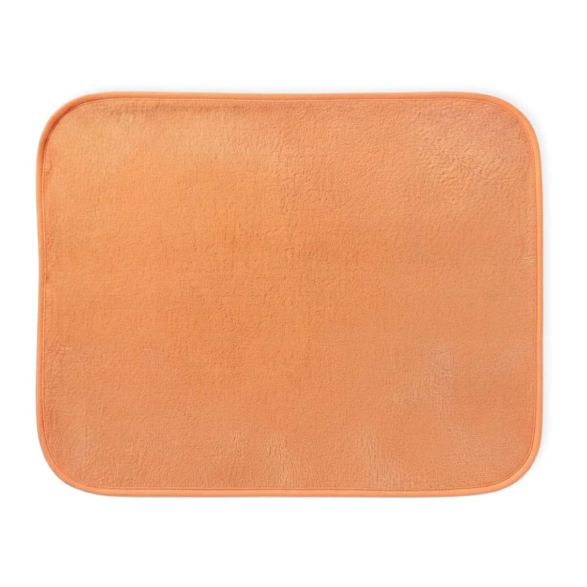 Baby Peach Orange Cotton Waterproof Bed Protector Sheet Soft and Reusable