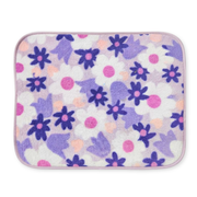 Baby Lavender Floral Print Cotton Waterproof Bed Protector Sheet Soft and Reusable