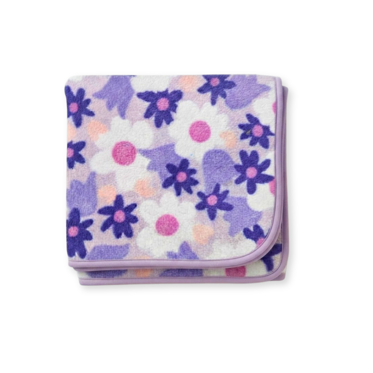 Baby Lavender Floral Print Cotton Waterproof Bed Protector Sheet Soft and Reusable