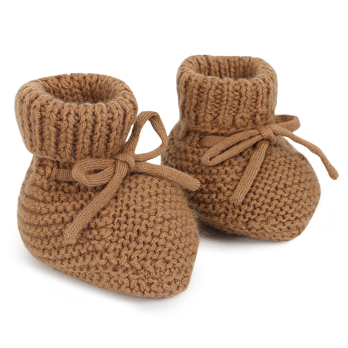 Baby Unisex Booties, Brown