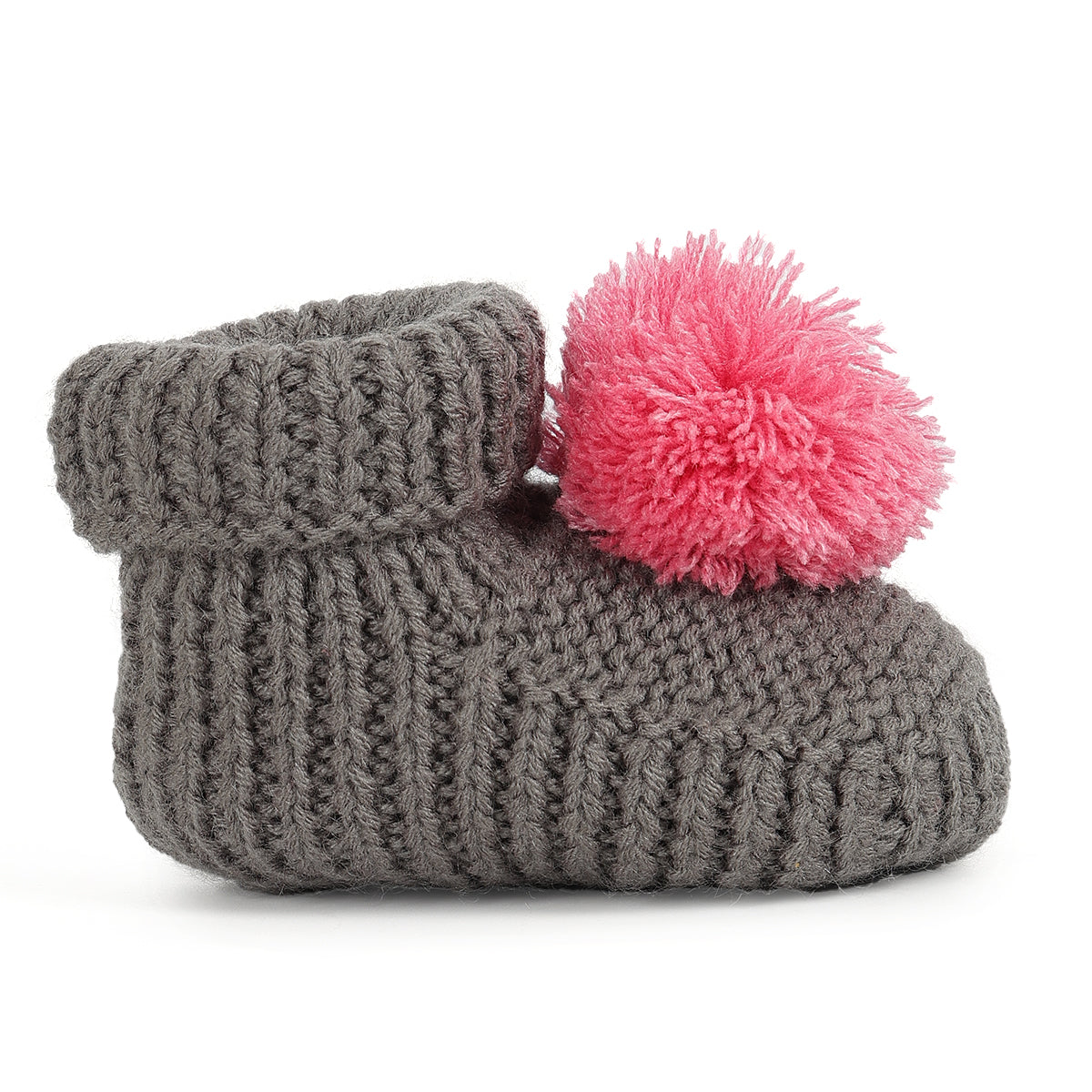 Baby Unisex Booties, Grey