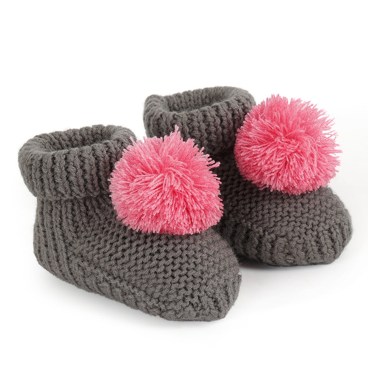 Baby Unisex Booties, Grey