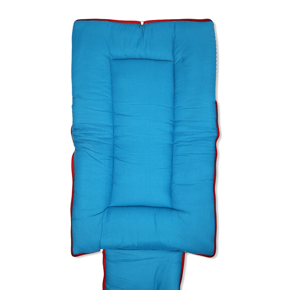 Baby Cosy Carry Nest With Crab Print In Blue And Red