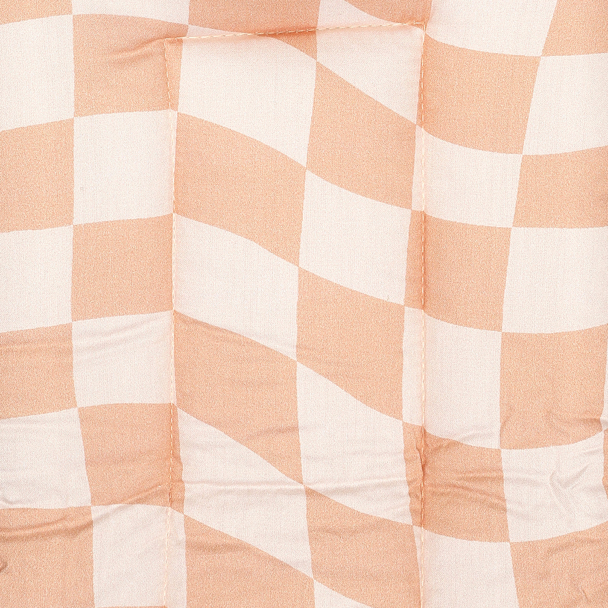 Baby Cosy Carry Nest With Checks Print In Peach
