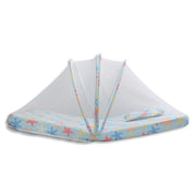 Baby Mosquito Net Bedding Set With Starfish Print In Blue