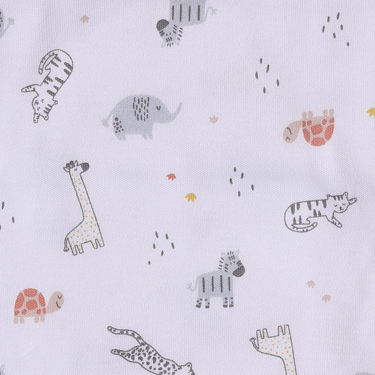 Baby Unisex White and Grey Printed Reusable Diaper Pack of 3 Regular Fit Baby Essentials