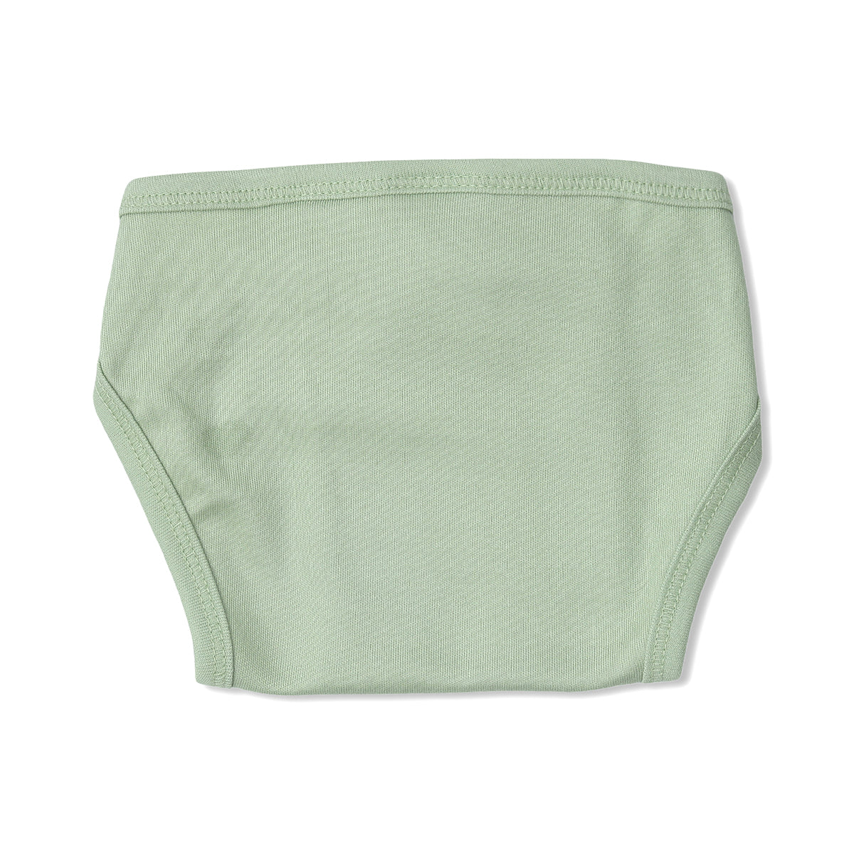 Baby Unisex Animal Print, Solid And Striped Training Pants Pack Of 3, Green And Cream