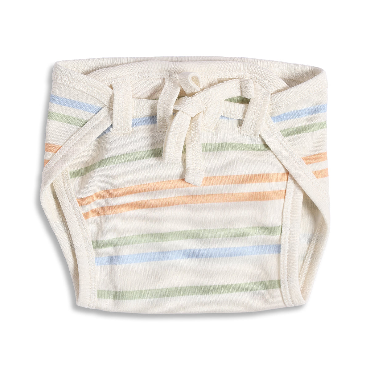 Baby Unisex Cream and Orange Printed Reusable Diaper Pack of 3 Regular Fit Baby Essentials