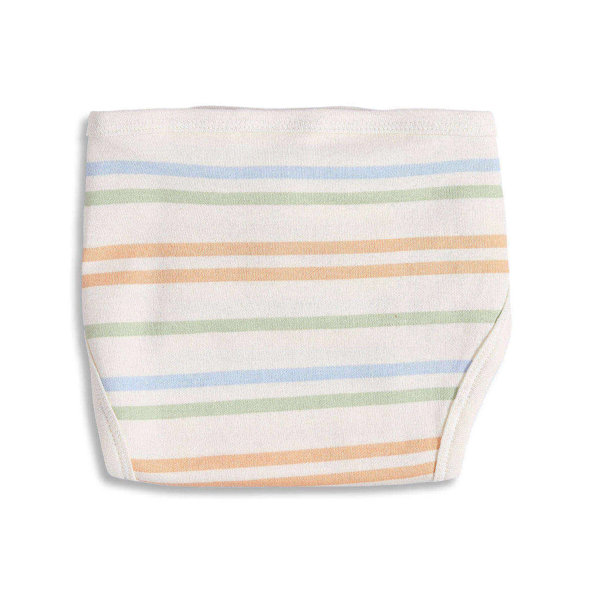 Baby Unisex Cream and Orange Printed Reusable Diaper Pack of 3 Regular Fit Baby Essentials