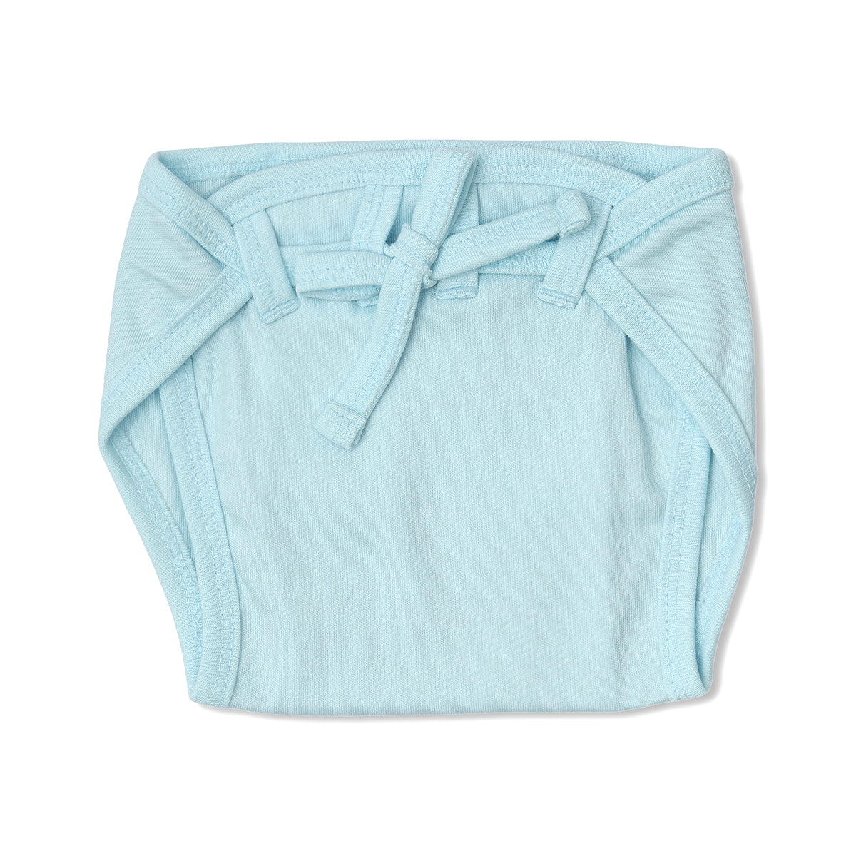Baby Unisex Bird Print, Solid And Striped Training Pants Pack Of 3, Coral And Blue