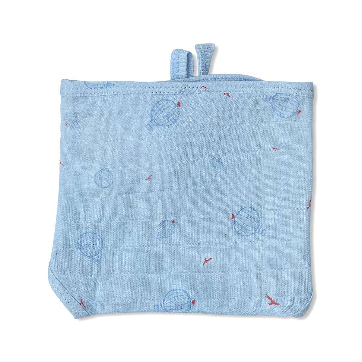 Baby Unisex Solid And Print Tie,Up Nappy Pack Of 3, Green, White And Blue