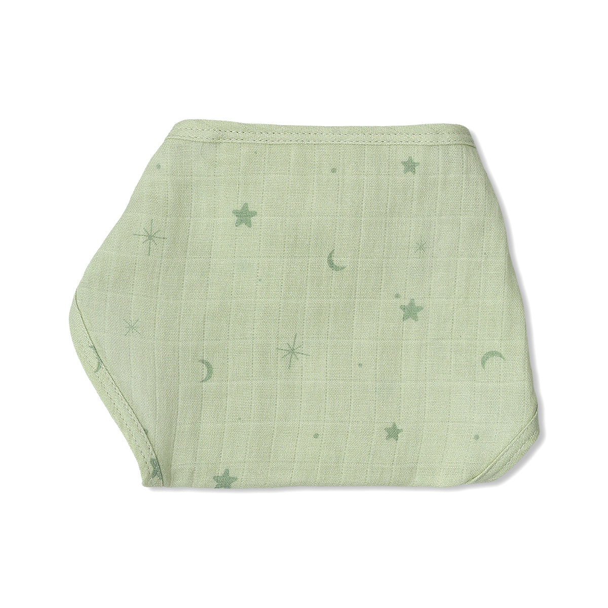 Baby Unisex Solid And Print Tie,Up Nappy Pack Of 3, Green, White And Yellow